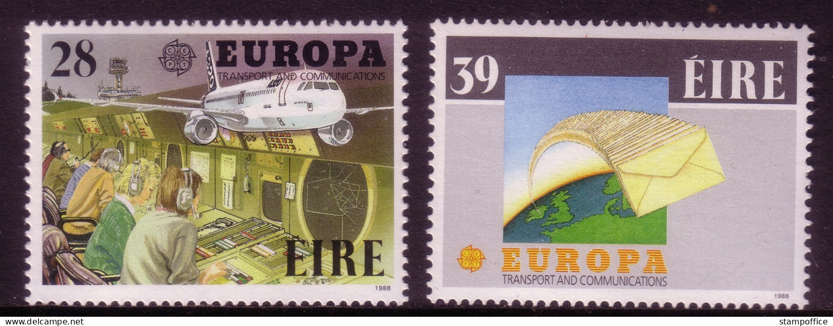 IRLAND MI-NR. 650-651 POSTFRISCH EUROPA 1988 TRANSPORTMITTEL FLUGZEUG - 1988