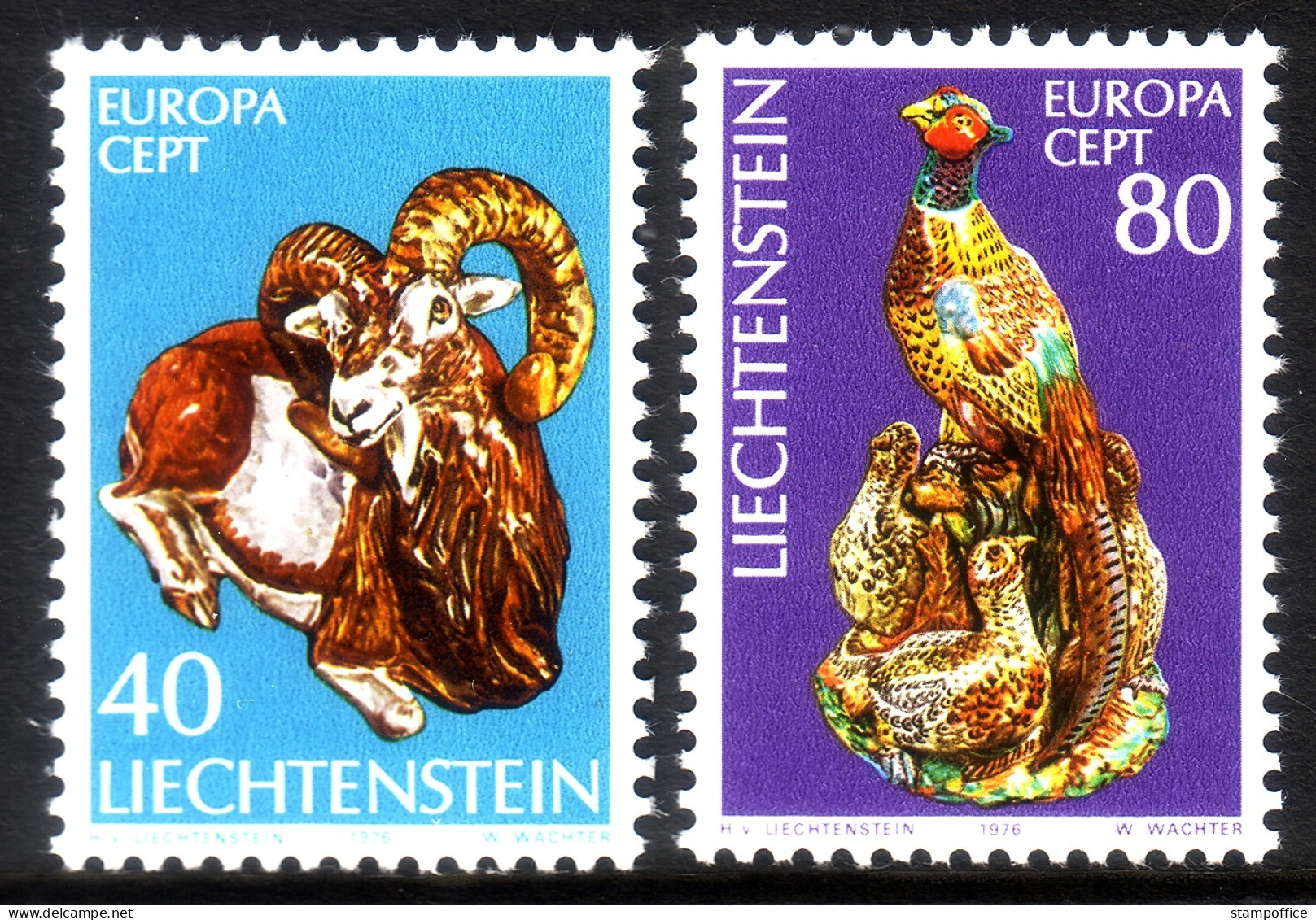 LIECHTENSTEIN MI-NR. 642-643 POSTFRISCH(MINT) EUROPA 1976 - KUNSTHANDWERK - 1976