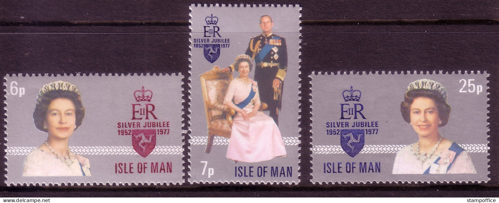 ISLE OF MAN MI-NR. 92-94 POSTFRISCH(MINT) KÖNIGIN ELIZABETH II. - Isla De Man