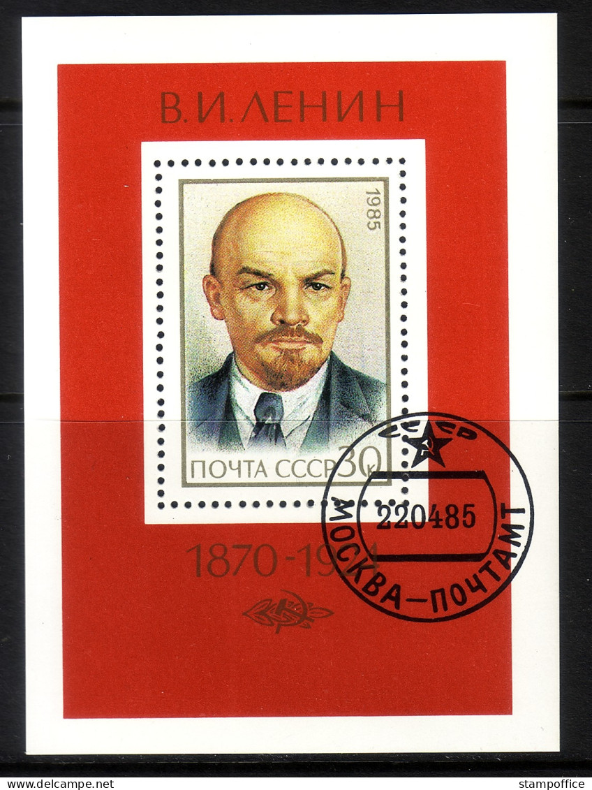 SOWJETUNION BLOCK 183 GESTEMPELT(USED) 115. GEBURTSTAG LENIN - Lénine