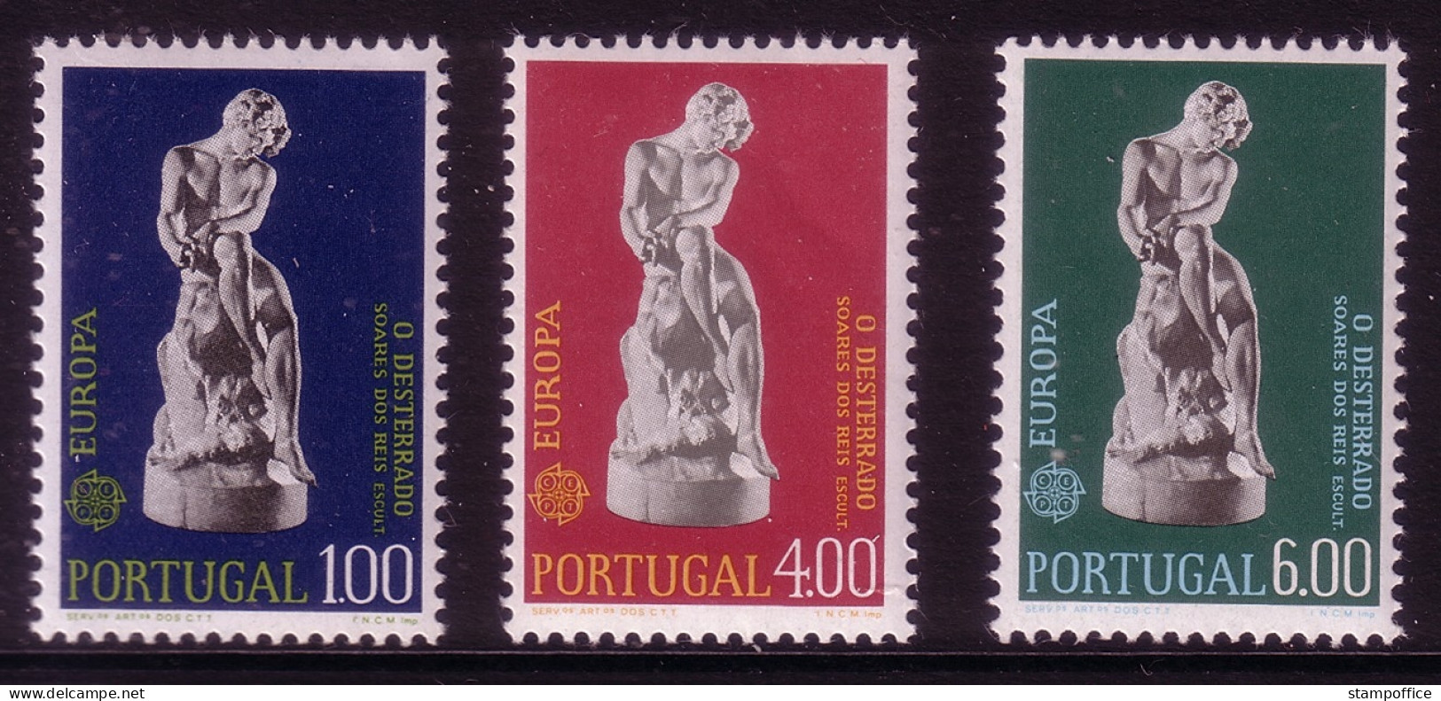 PORTUGAL MI-NR. 1231-1233 POSTFRISCH(MINT) EUROPA 1974 SKULPTUREN - 1974