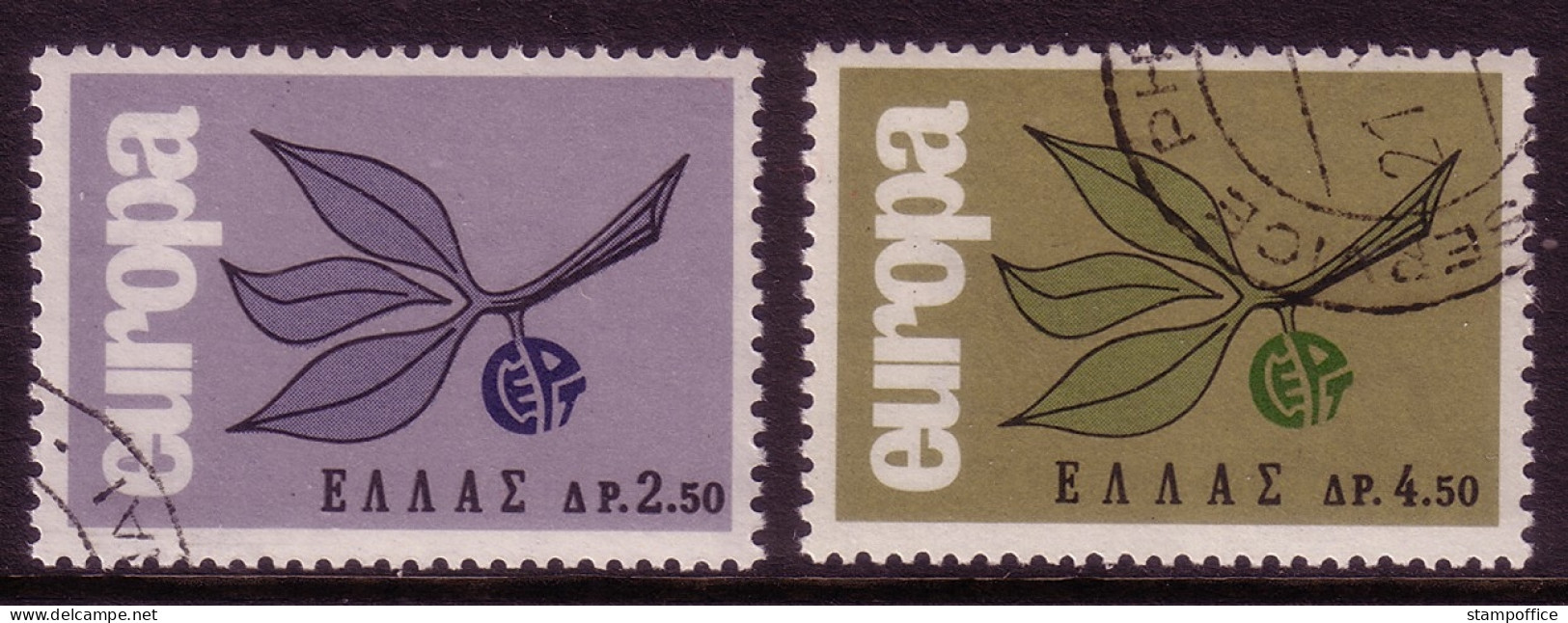 GRIECHENLAND MI-NR. 890-891 O CEPT 1965 ZWEIG - 1965