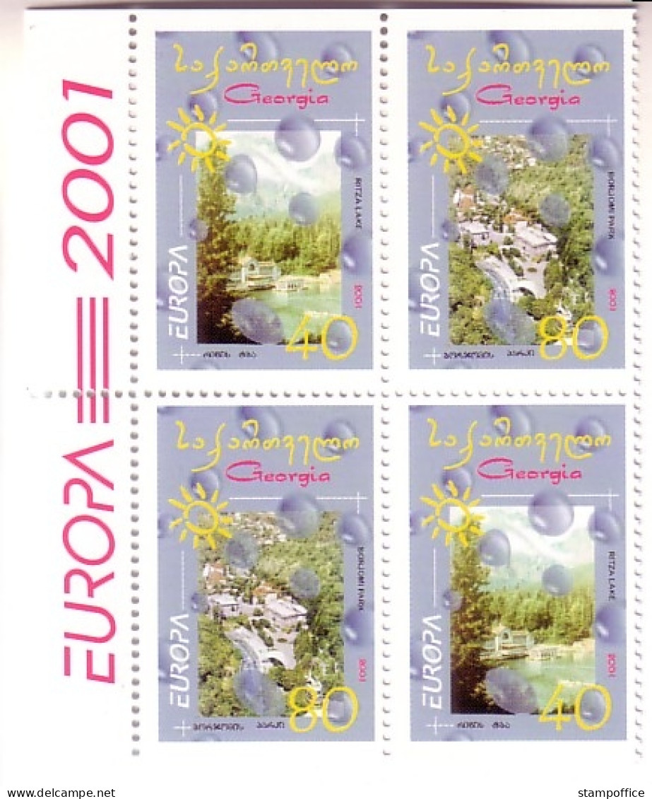 GEORGIEN MI-NR. 376-377 D POSTFRISCH(MINT) EUROPA 2001 WASSER - 2001