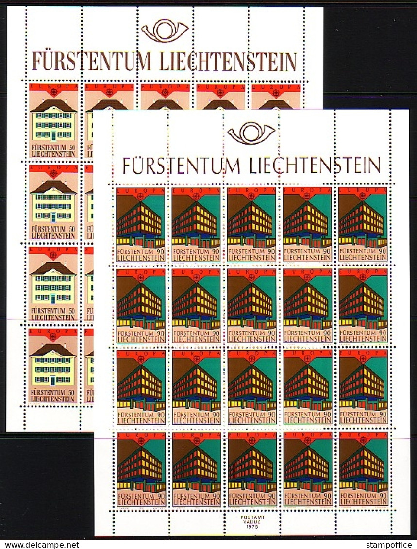 LIECHTENSTEIN MI-NR. 984-985 POSTFRISCH(MINT) KLEINBOGENSATZ EUROPA 1990 POSTALISCHE EINRICHTUNGEN - 1990