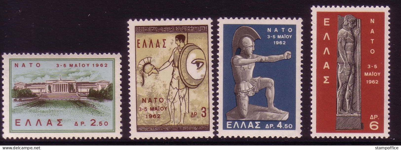 GRIECHENLAND MI-NR. 792-795 POSTFRISCH(MINT) MINISTERKONFERENZ DER NATO 1962 - OTAN