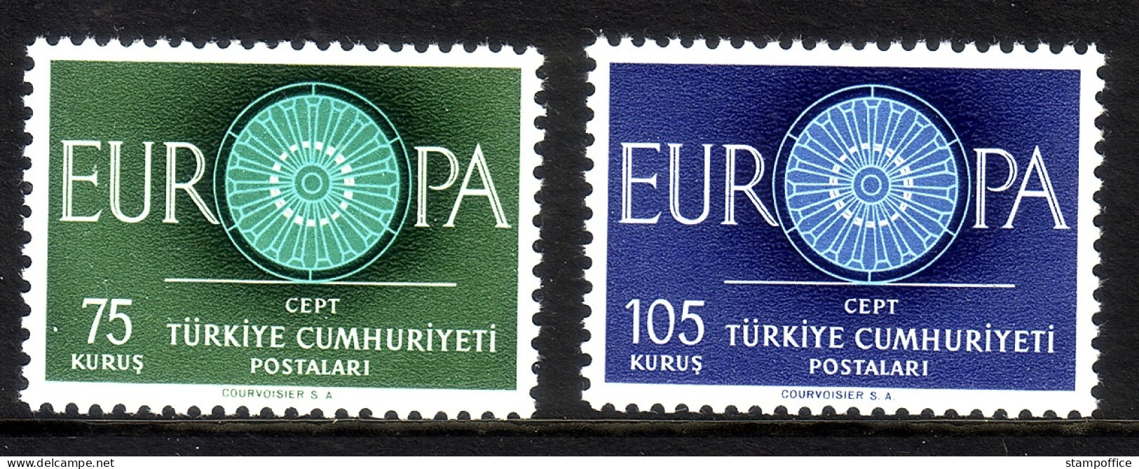 TÜRKEI MI-NR. 1774-1775 POSTFRISCH(MINT) EUROPA 1960 - WAGENRAD - 1960