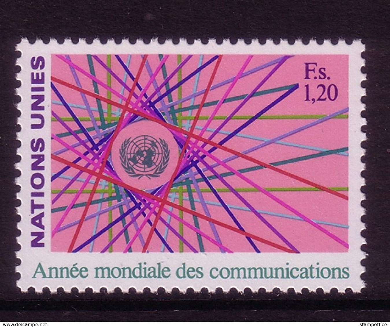 UNO GENF MI-NR. 111 POSTFRISCH(MINT) WELTKOMMUNIKATIONSJAHR 1983 - Ongebruikt