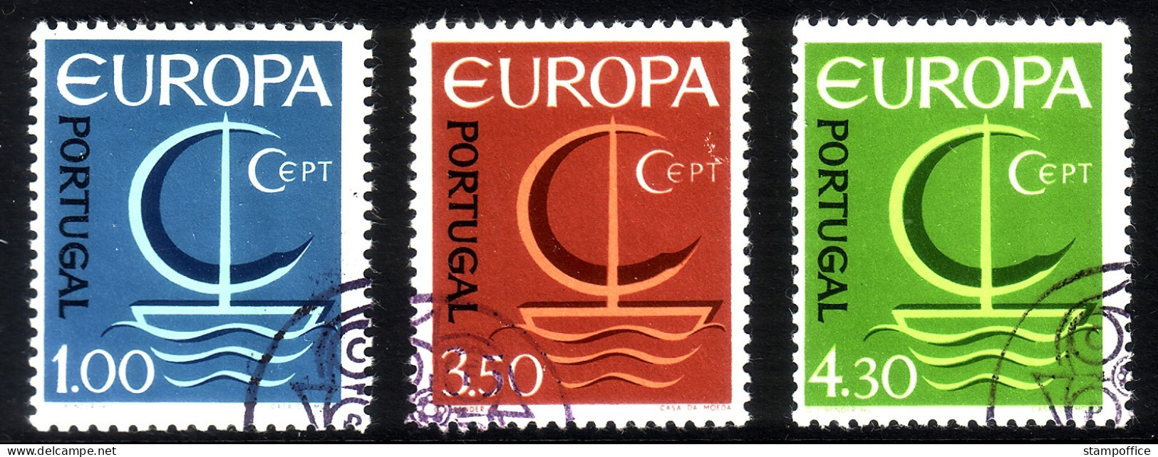 PORTUGAL MI-NR. 1012-1014 GESTEMPELT(USED) EUROPA 1966 SEGEL - 1966