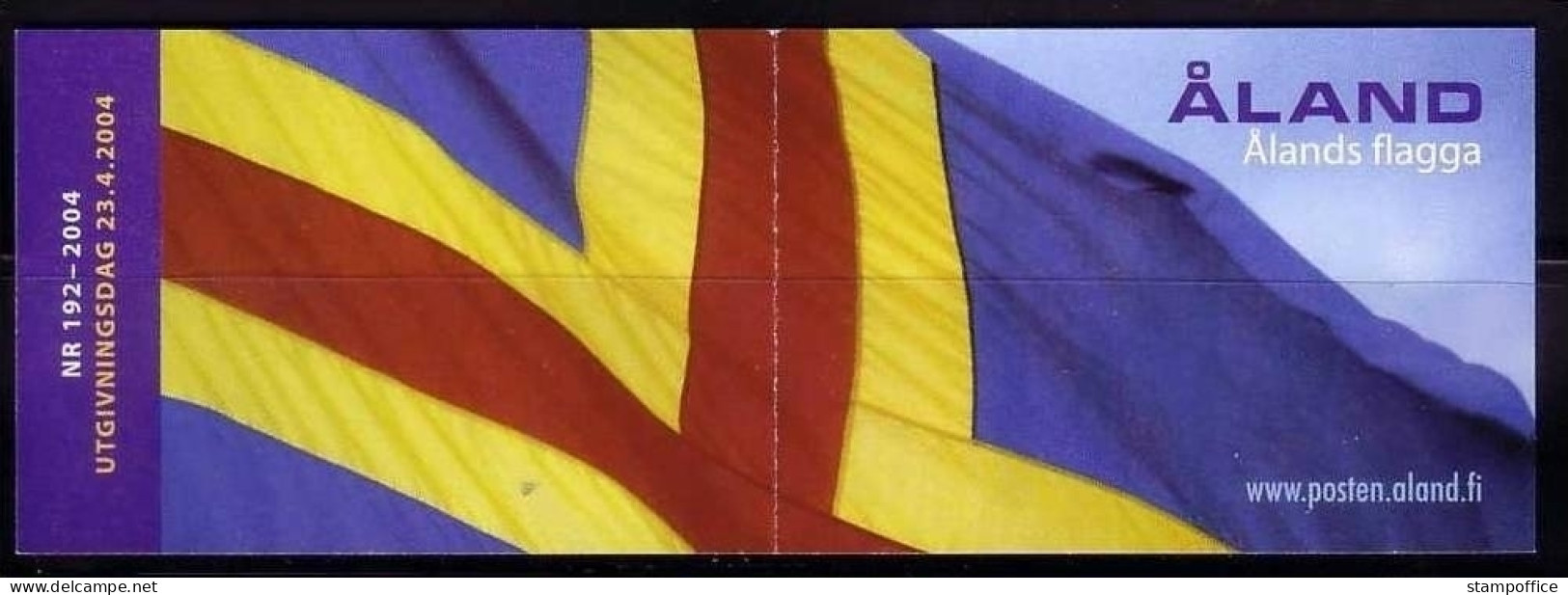 ALAND MH Mit MI-NR. 234 GESTEMPELT(USED) ALANDISCHE FLAGGE 2004 Selbstklebend - Aland