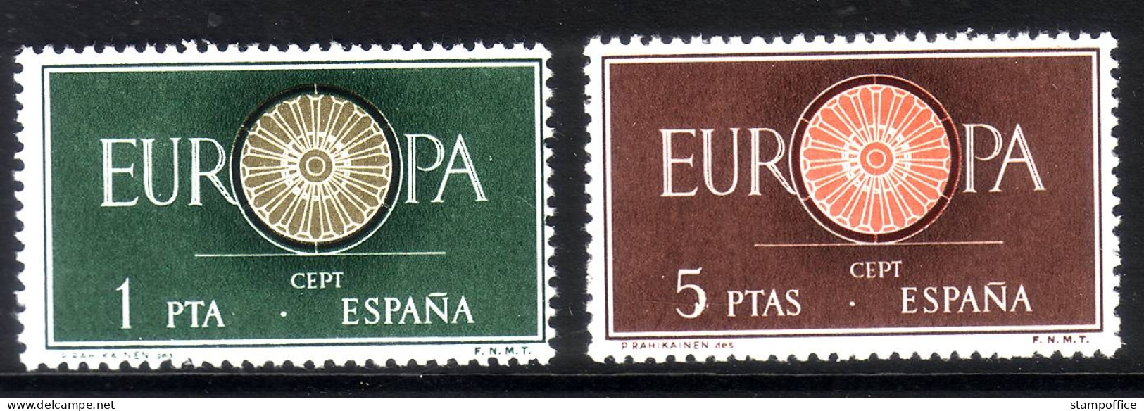 SPANIEN MI-NR. 1189-1190 POSTFRISCH(MINT) EUROPA CEPT 1960 WAGENRAD - 1960