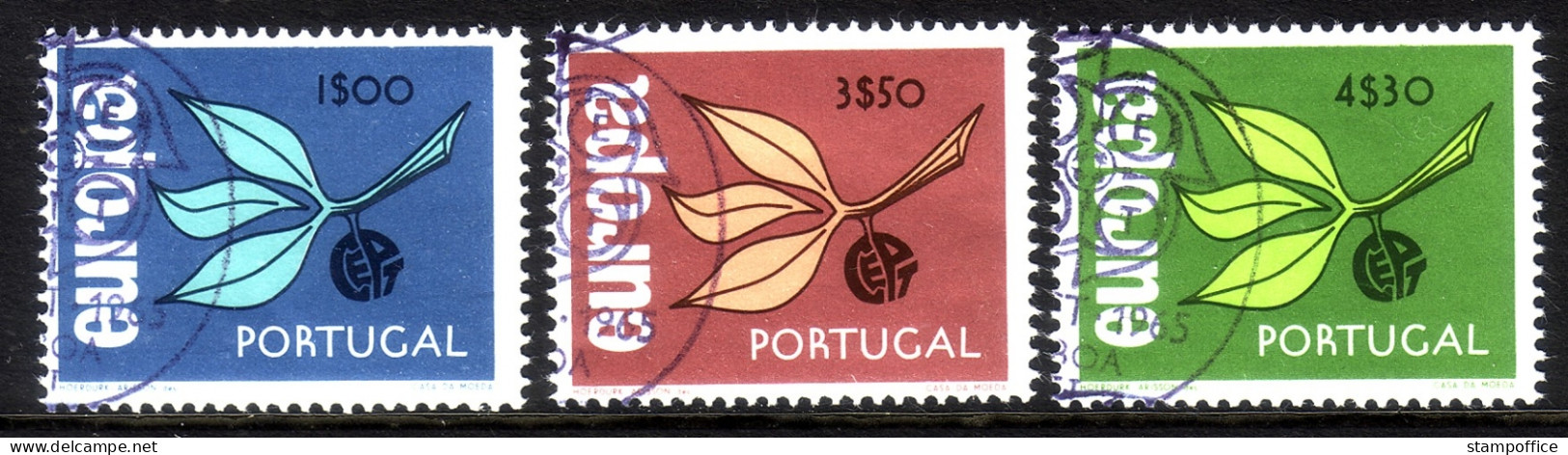 PORTUGAL MI-NR. 990-992 GESTEMPELT(USED) EUROPA 1965 ZWEIG - 1965