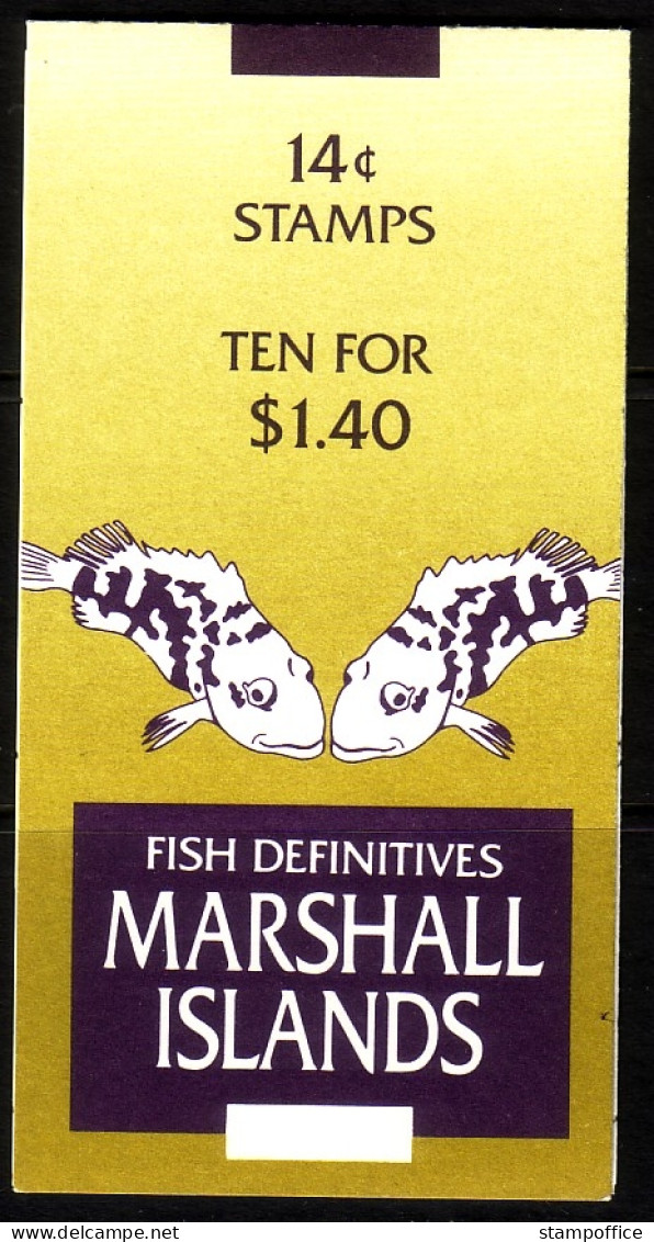 MARSHALL-INSELN MH MIT 10 X MI-NR. 152 D POSTFRISCH(MINT) FISCHE - Marshalleilanden