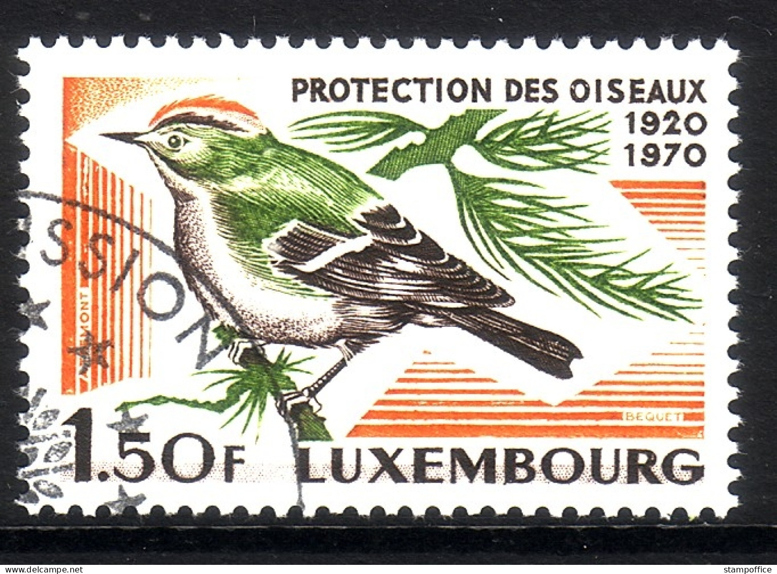 LUXEMBOURG MI-NR. 806 GESTEMPELT VOGELSCHUTZ 1970 WINTERGOLDHÄHNCHEN - Pics & Grimpeurs