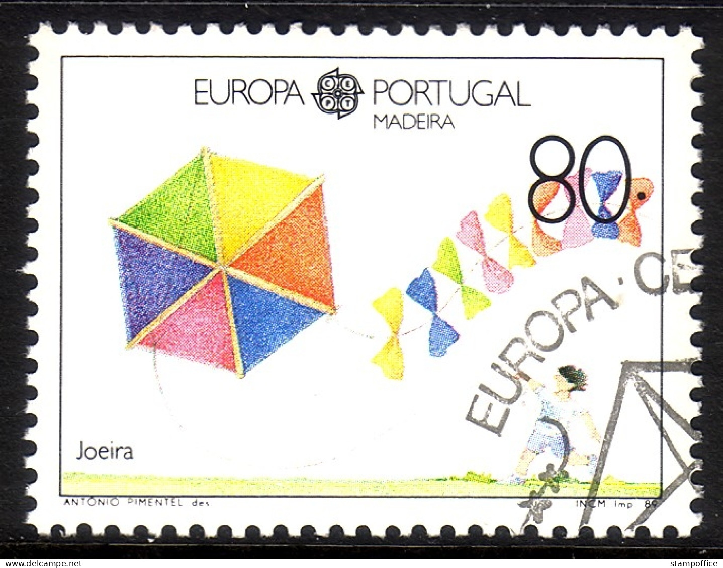 MADEIRA MI-NR. 125 II O EUROPA 1989 - KINDERSPIELE - 1989