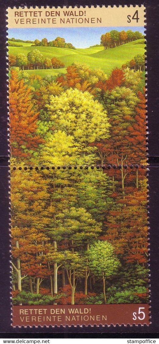 UNO WIEN MI-NR 81-82 POSTFRISCH(MINT) RETTET DEN WALD 1988 - Ongebruikt