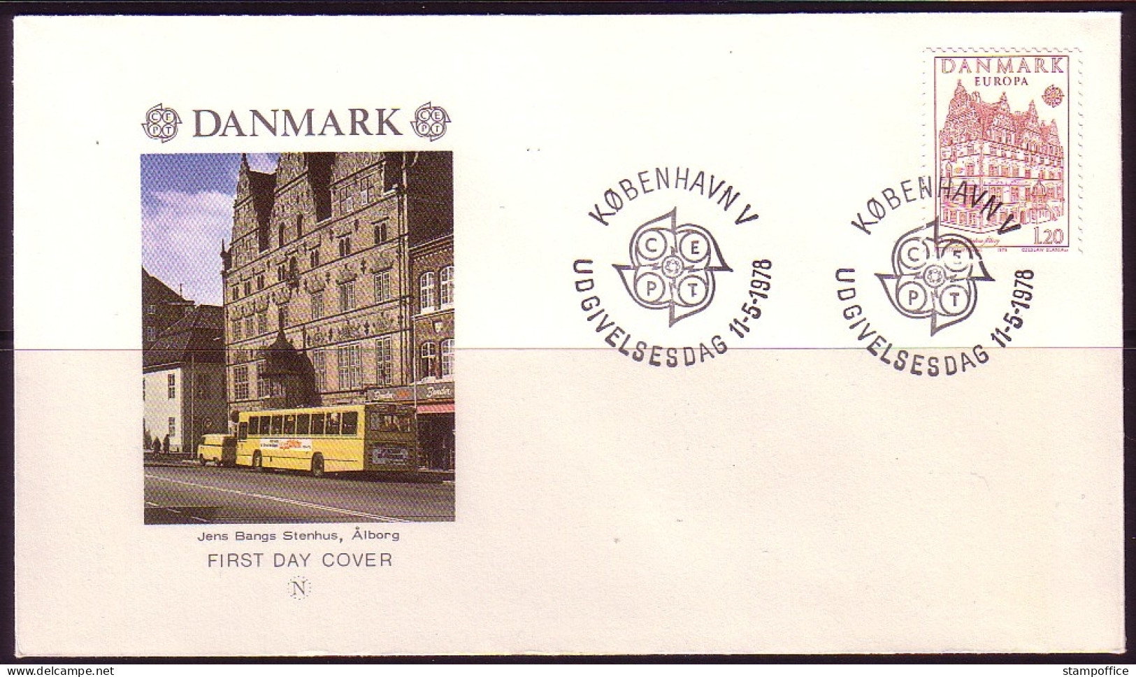 DÄNEMARK MI-NR. 662-663 FDC EUROPA 1978 BAUDENKMÄLER SCHLOSS - 1978