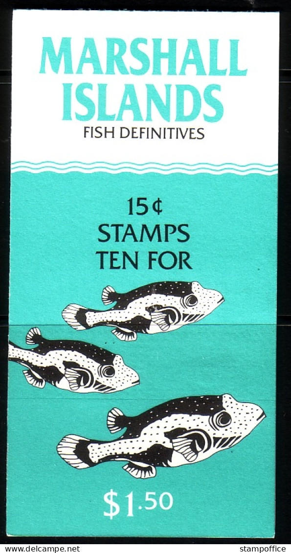 MARSHALL-INSELN MH MIT 10 X MI-NR. 172 D POSTFRISCH(MINT) FISCHE - Marshalleilanden