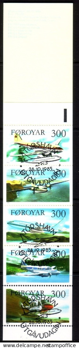 FÄRÖER MH 3 GESTEMPELT(USED) FLUGZEUGE HUBSCHRAUBER 1985 - Färöer Inseln