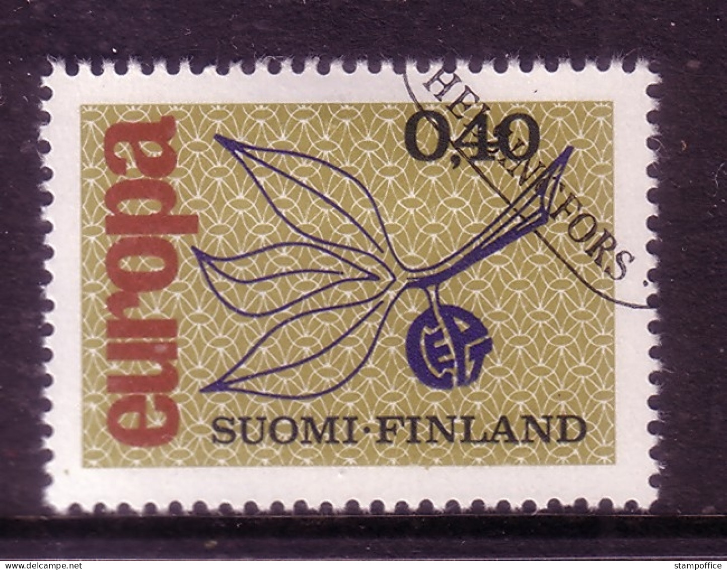FINNLAND MI-NR. 608 O EUROPA 1965 - ZWEIG - 1965