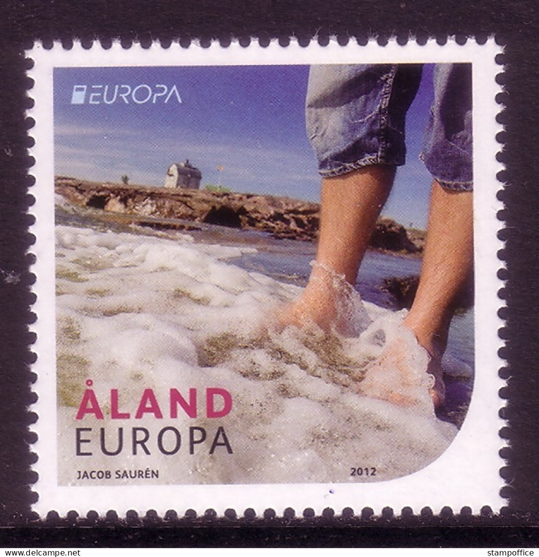 ALAND MI-NR. 358 POSTFRISCH(MINT) EUROPA 2012 BESUCHE STRAND - 2012