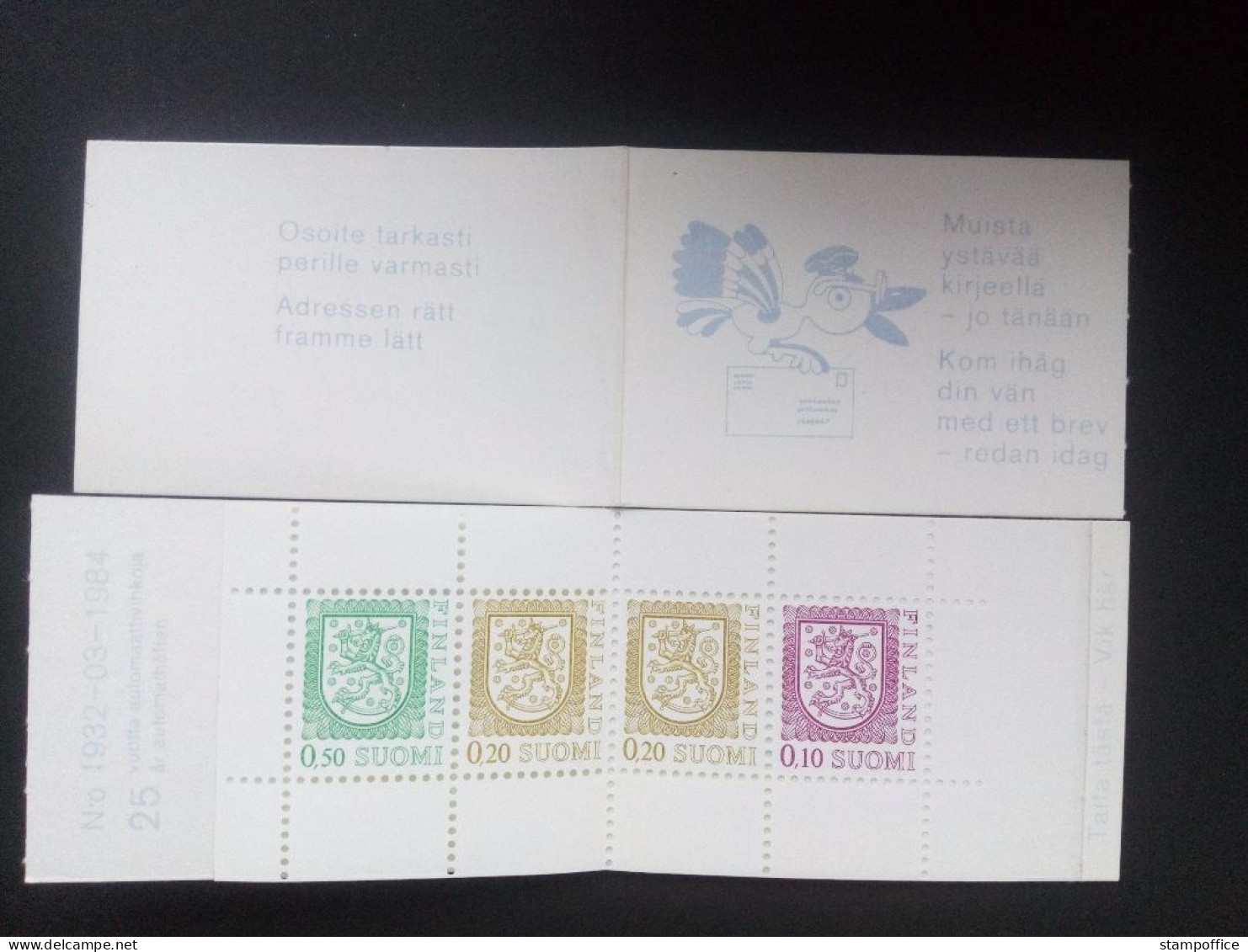 FINNLAND MH 14 POSTFRISCH(MINT) WAPPENLÖWE 1984 - Carnets