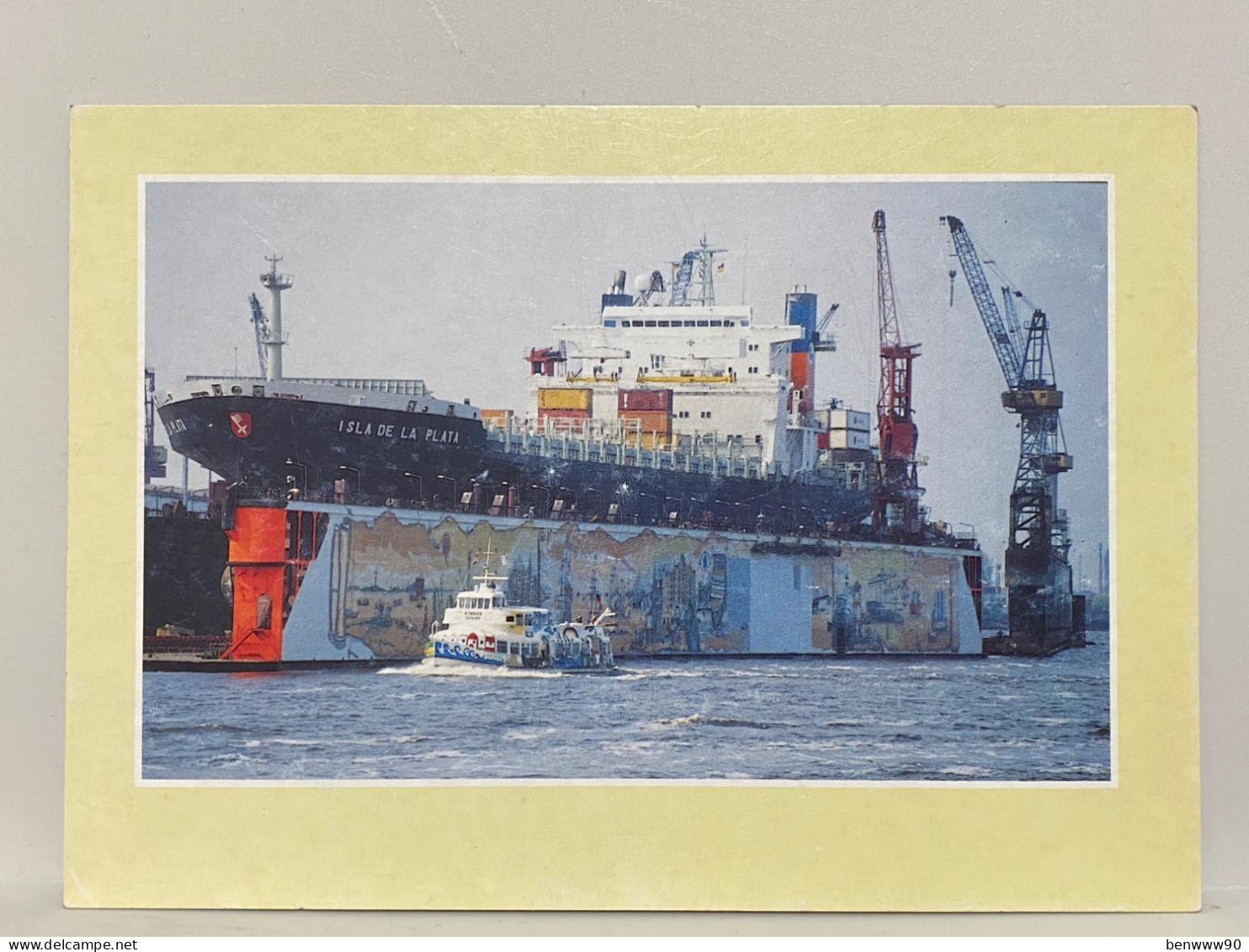 HANSESTADT HAMBURG Im Hafen, ISLA DE LA PLATA Postcard - Handel