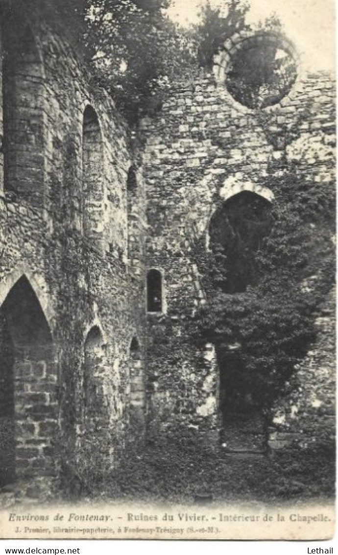 Ref ( 19536  )   Env De  Fontenay - Ruine Du Vivier - Fontenay Tresigny