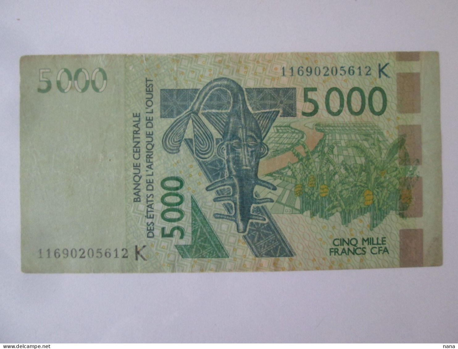 Senegal 5000 Francs BCEAO 2003 Banknote See Pictures - Sénégal