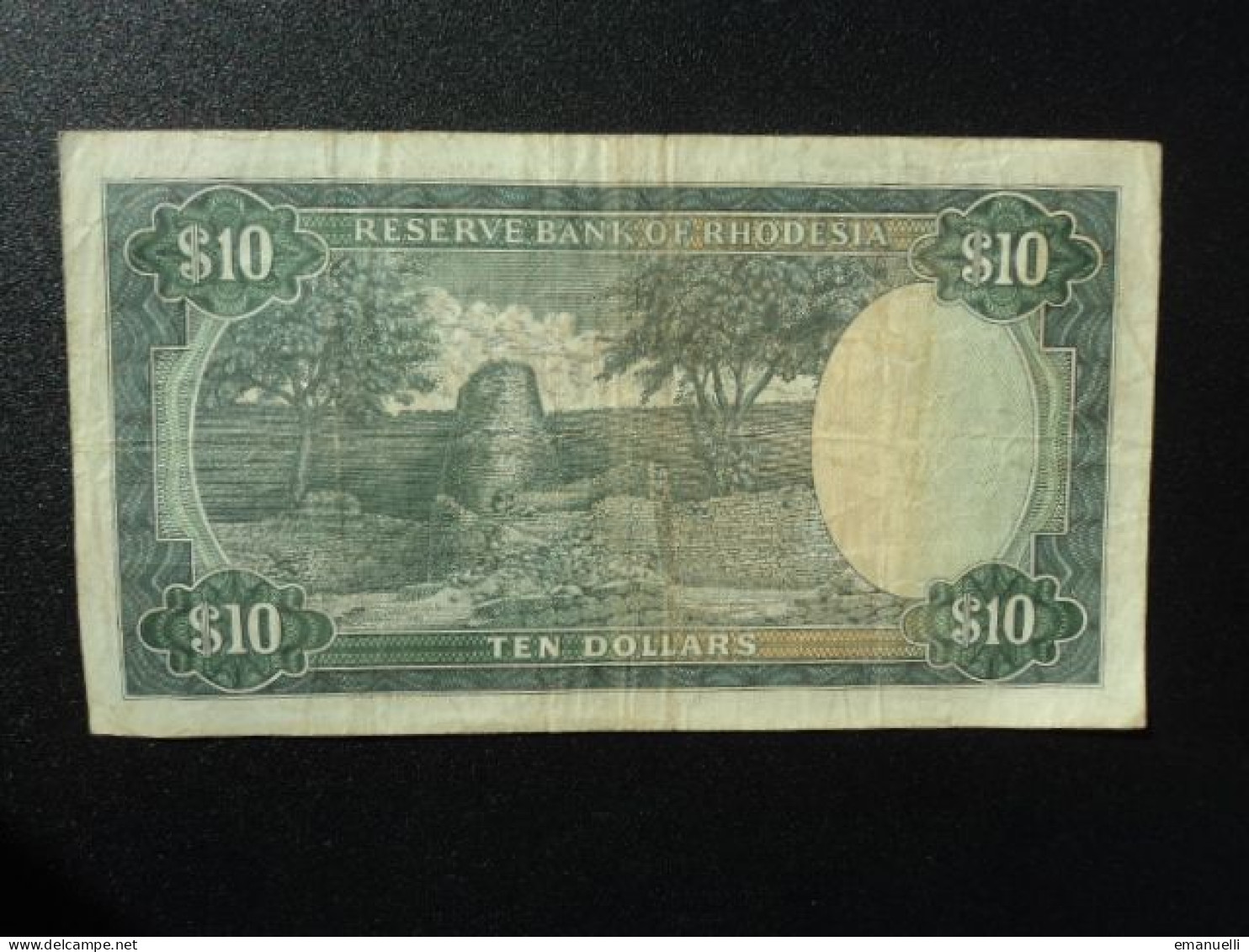 RHODÉSIE : 10 DOLLAR   20.11.1973      P 33e       TTB * - Rhodesia