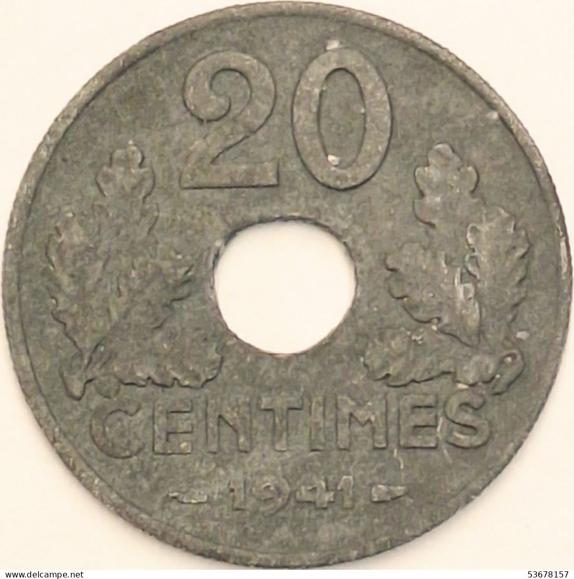 France - 20 Centimes 1941, KM# 900.1 (#4009) - 20 Centimes