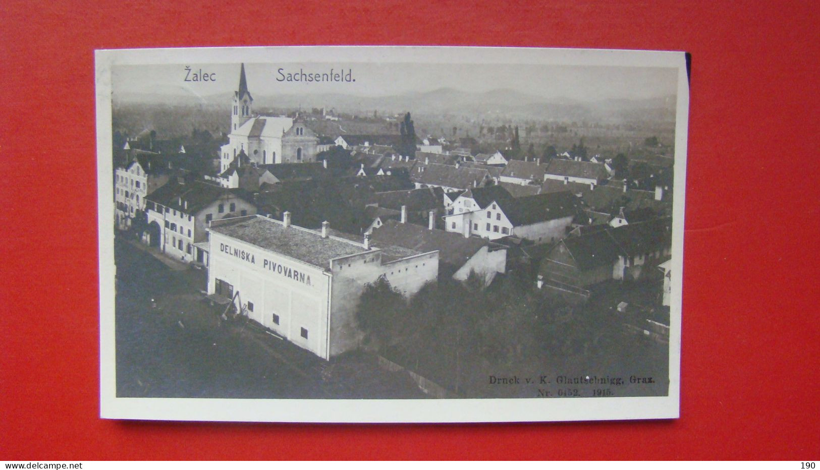 Zalec-Sachsenfeld. Delniska Pivovarna.Brewery - Slovénie