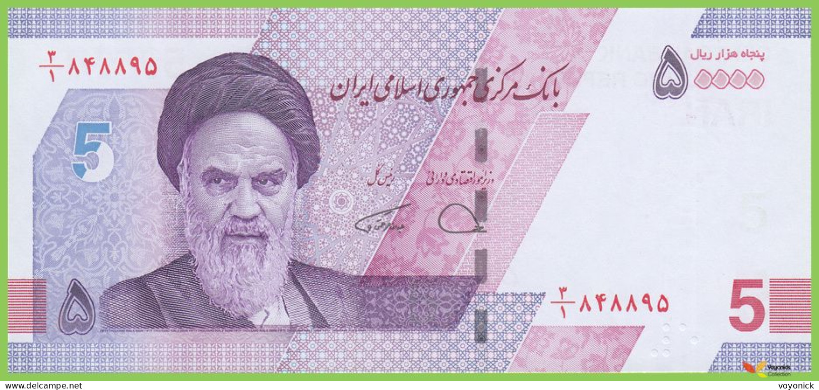 Voyo IRAN 5 Toman / 50000 Rials ND/2021 P162 B300a ٣/١ UNC - Iran