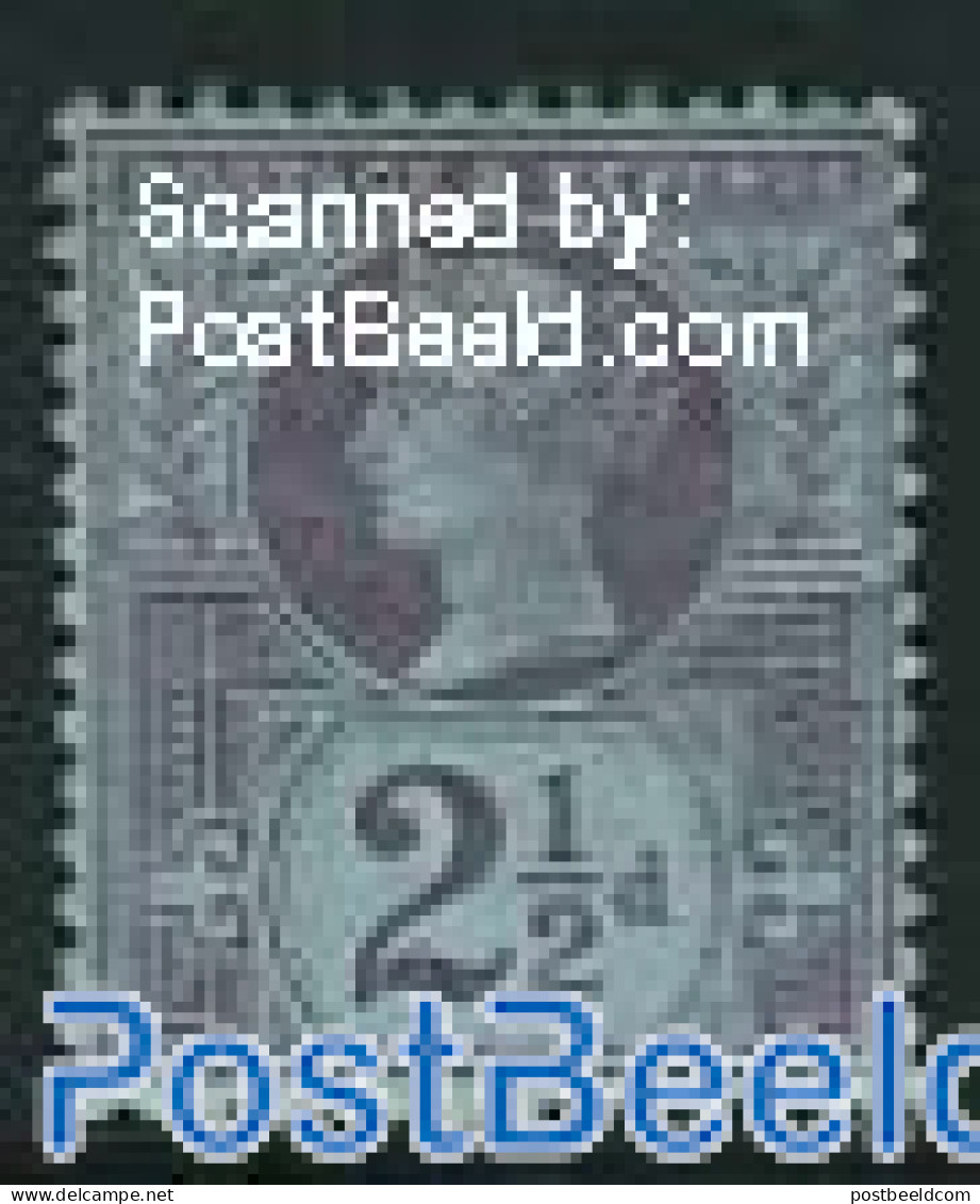 Great Britain 1887 2,5p, Stamp Out Of Set, Unused (hinged) - Gebruikt