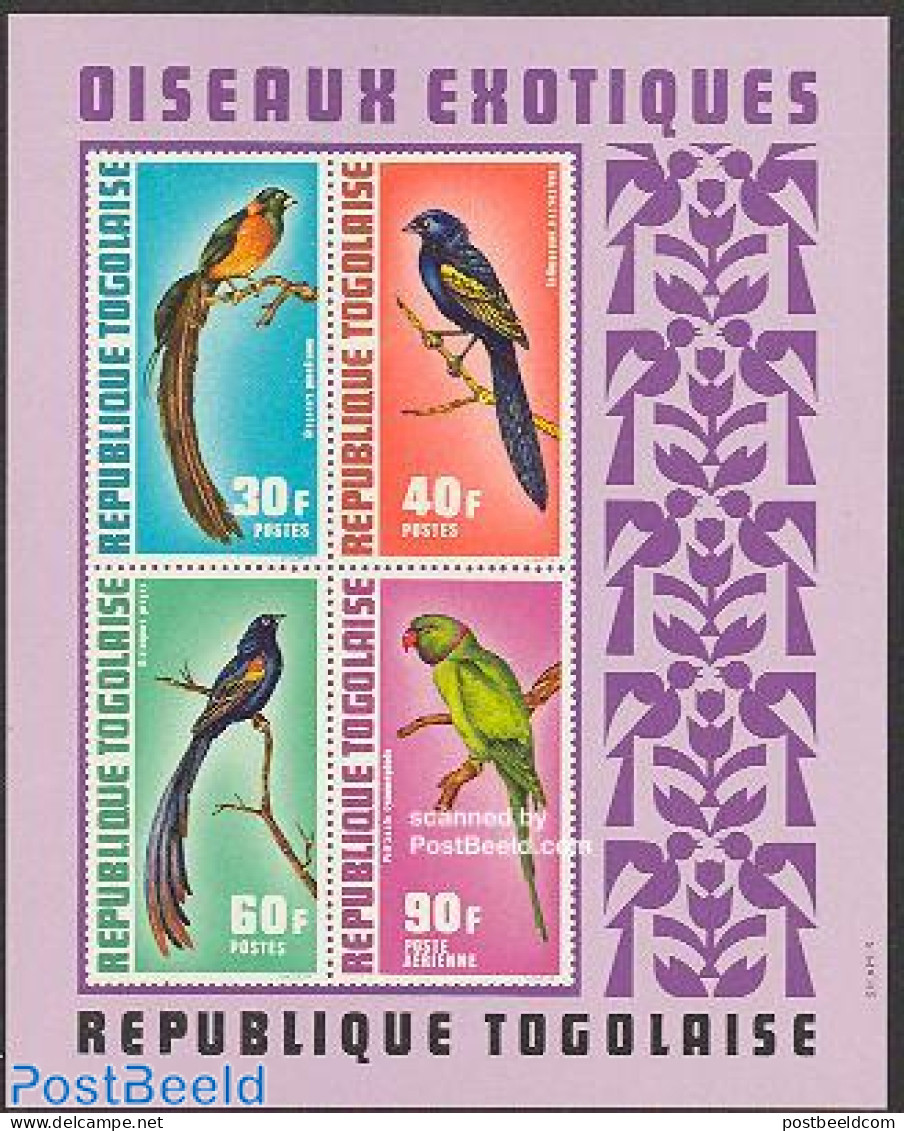 Togo 1972 Birds S/s, Mint NH, Nature - Birds - Togo (1960-...)