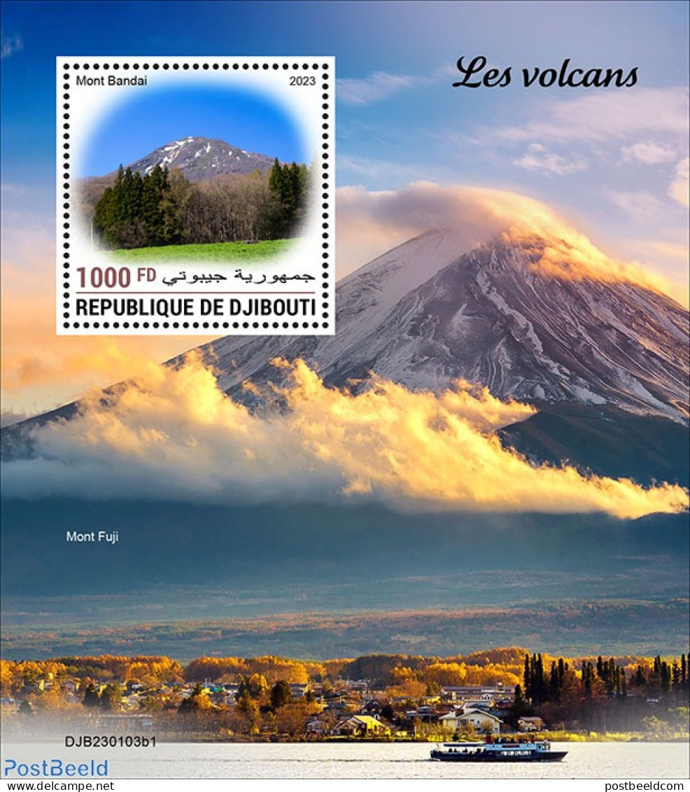 Djibouti 2023 Volcanoes, Mint NH, Sport - Mountains & Mountain Climbing - Arrampicata