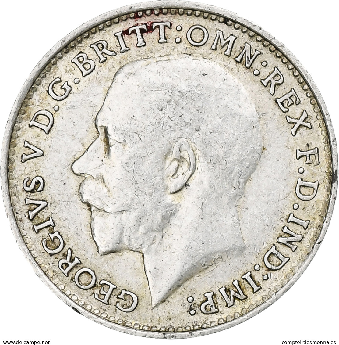 Grande-Bretagne, George V, 3 Pence, 1914, Londres, Argent, TTB+, KM:813 - F. 3 Pence