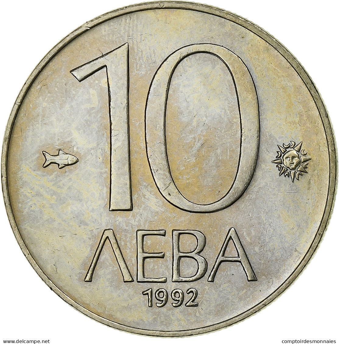 Bulgarie, 10 Leva, 1992, Cuivre-Nickel-Zinc (Maillechort), SUP, KM:205 - Bulgaria