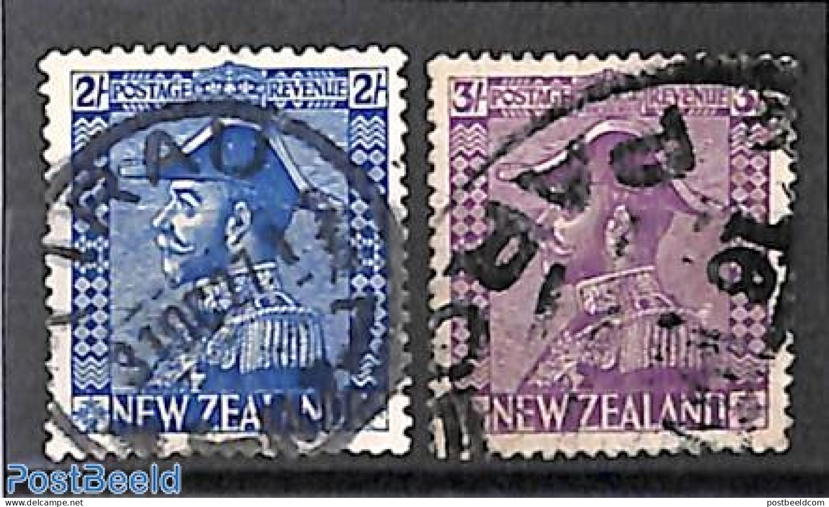 New Zealand 1926 Definitives 2v, Used, Used Or CTO - Usados