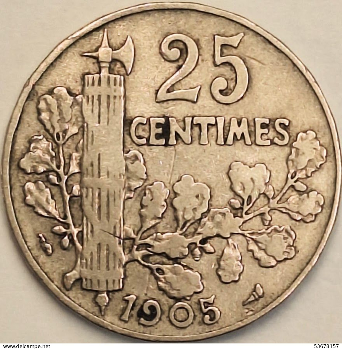 France - 25 Centimes 1905, KM# 856 (#4011) - 25 Centimes