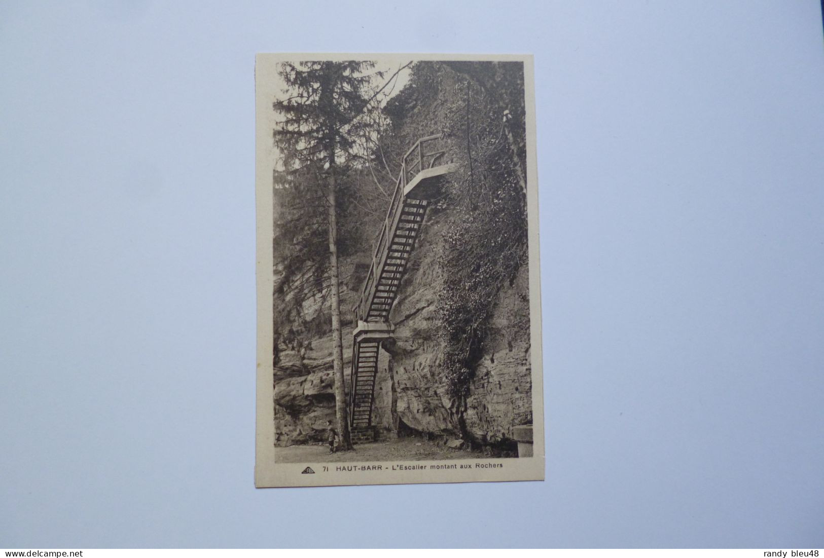 HAUT BARR  -   67  -  L'Escalier Montant Aux Rochers   -  Bas Rhin - Barr