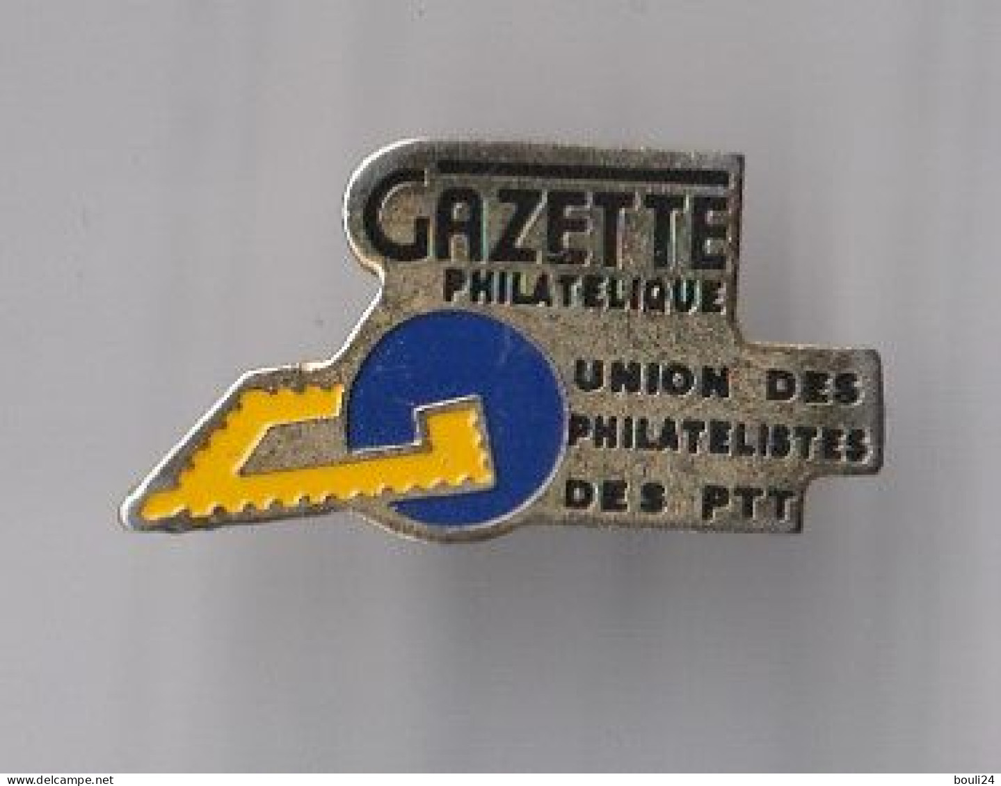 PIN'S THEME LA POSTE GAZETTE UNION DES PHILATELISTES   DES PTT - Rugby