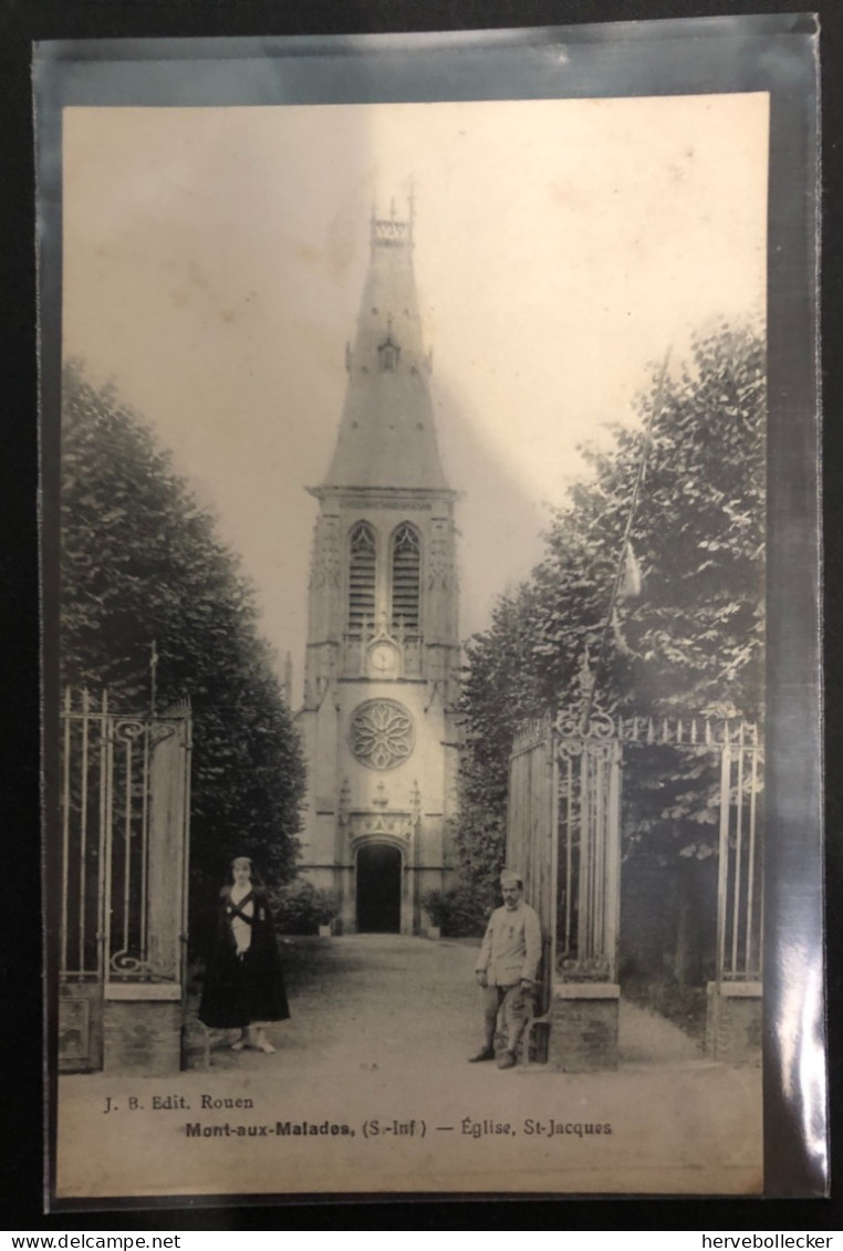 Mont Aux Malades - Église Saint Jacques  . 76 - Mont Saint Aignan