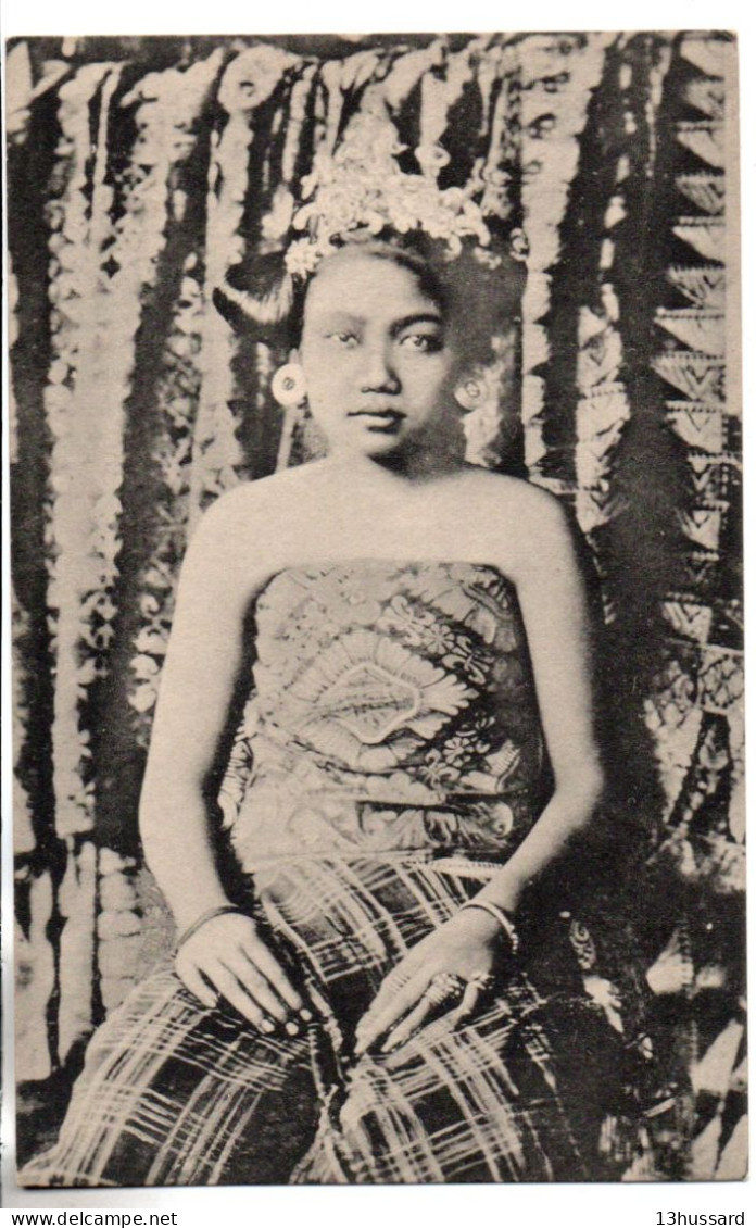 Carte Postale Ancienne Indonésie - Java Woman - Indonesië