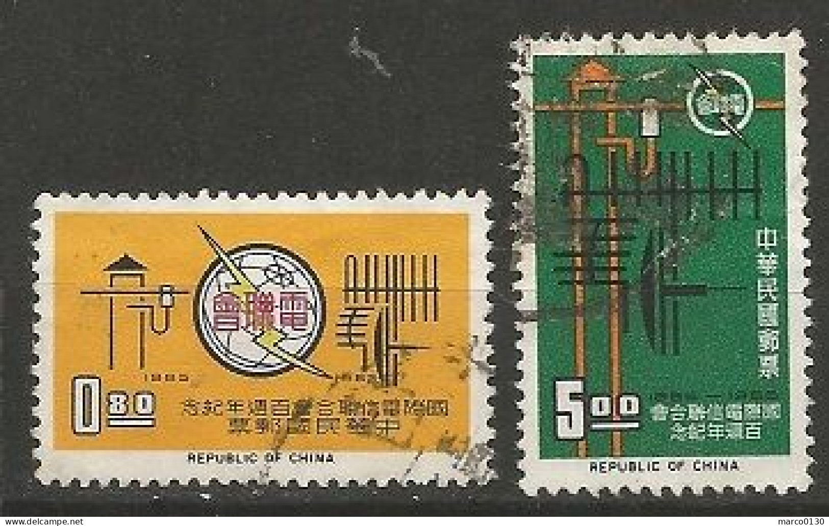 FORMOSE (TAIWAN) N° 516 + N° 517 OBLITERE - Used Stamps