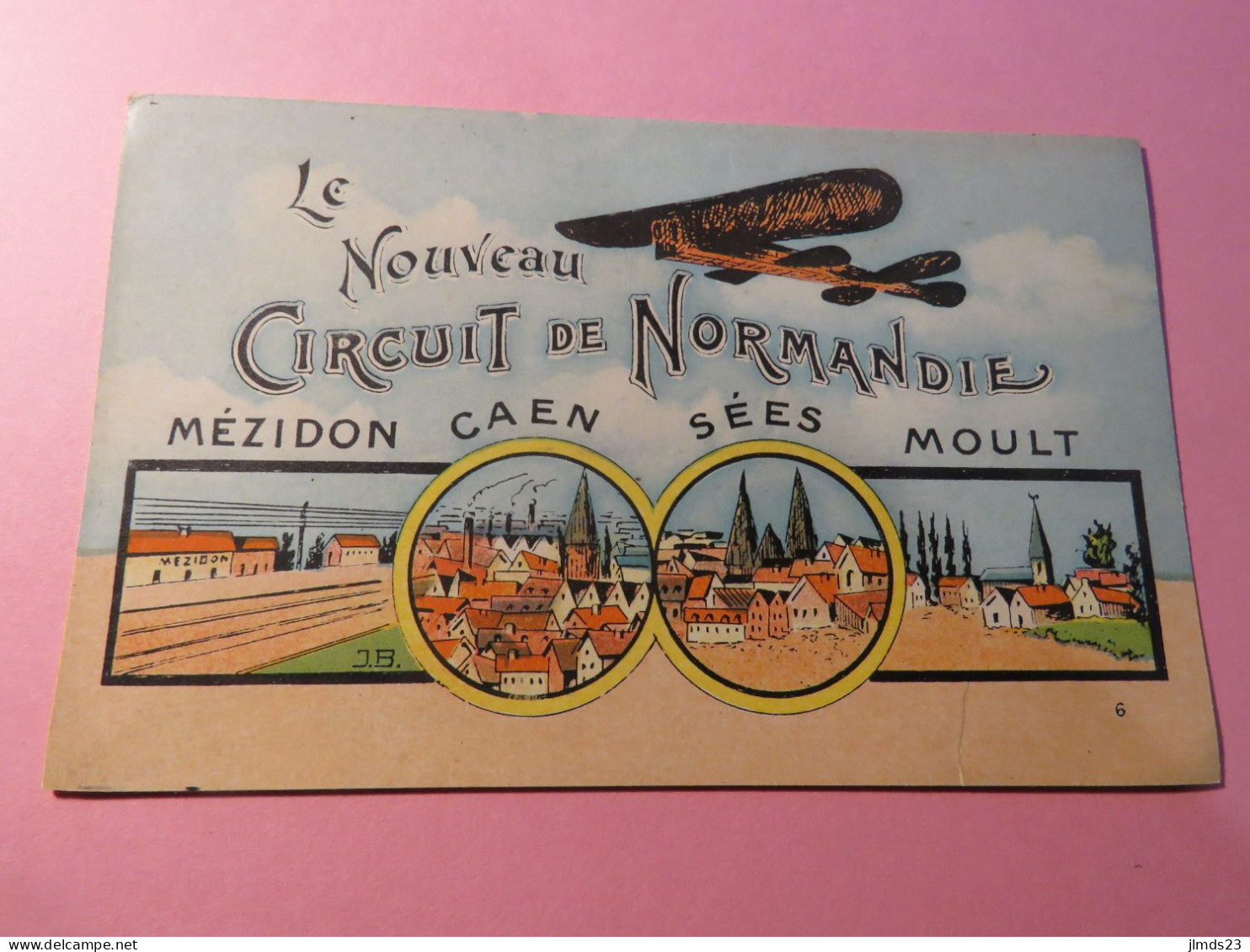 NORMANDIE, LE NOUVEAU CIRCUIT DE NORMANDIE, MEZIDON, CAEN, SEES, MOULT, CPA - Autres