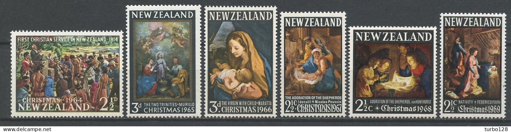 Zélande 1964 1969  N° 423 433 440 464 475 499 ** Neufs MNH Superbes C 2.40 € Noël Christmas Vierge, Enfant. Child - Ongebruikt