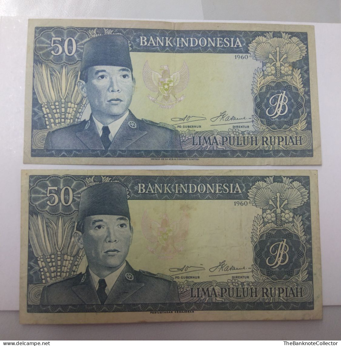 Indonesia 50 Rupiah 1960  P-85 Sukarno Very Fine - Indonesia