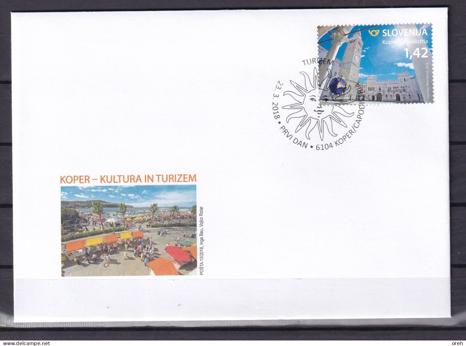 SLOVENIA 2018,,TURISMUS,CULTUR,,KOPER,CAPUDITRIA,,PORT,EU,CHURCH,RELIGION,,MNH - Slovenia