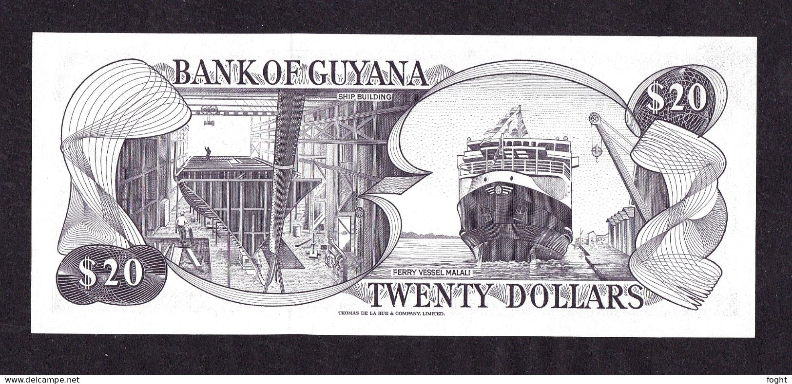 ND(1989) Guyana Banknote 20 Dollars,P#27 - Guyana