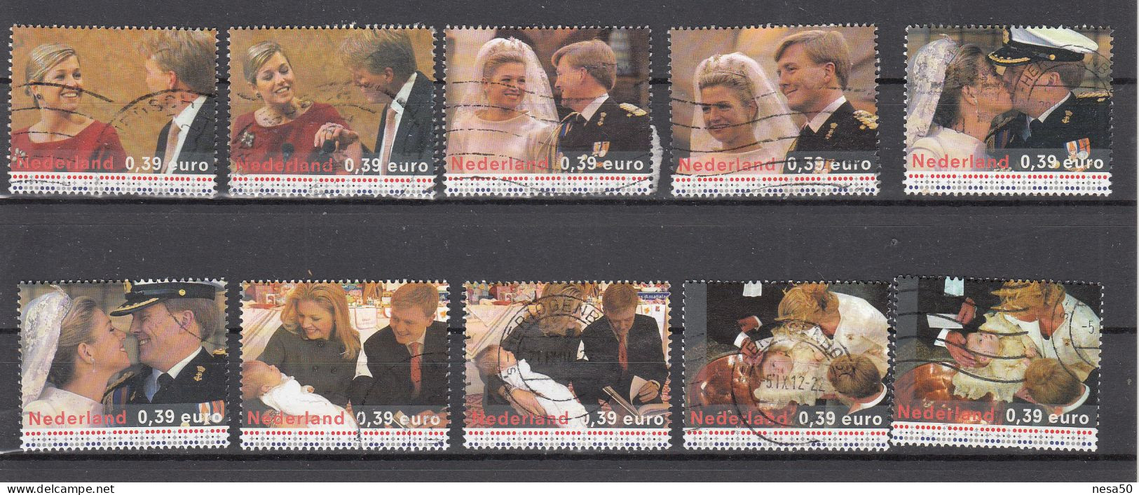 Nederland 2004 Nvph Nr 2272 - 2281 , Mi Nr 2216 - 2225, Koninklijke Familie III - Gebruikt